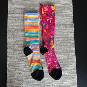 2 pair Crazy Compression Compression Stockings